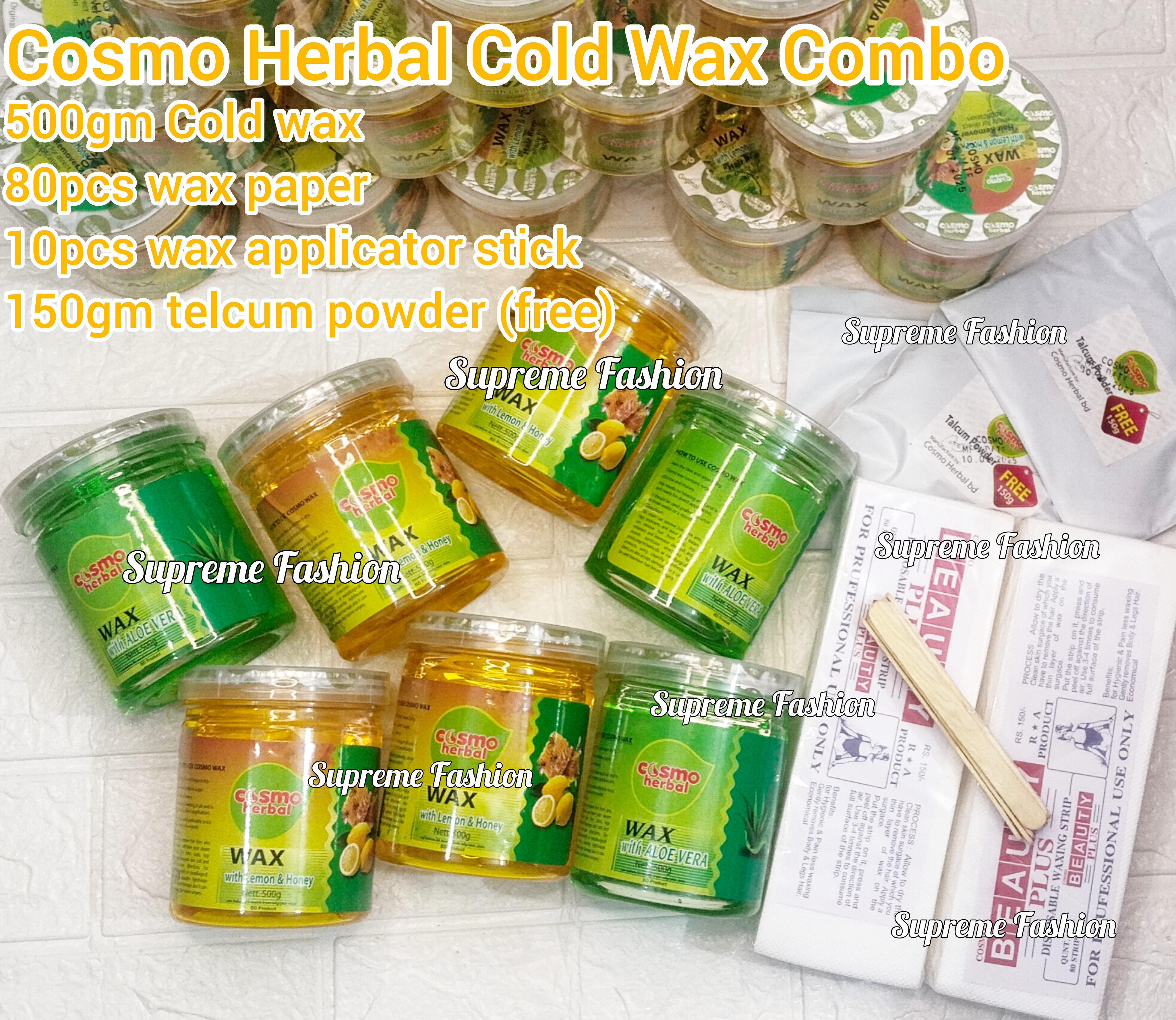 Cosmo Herbal Cold Wax Combo