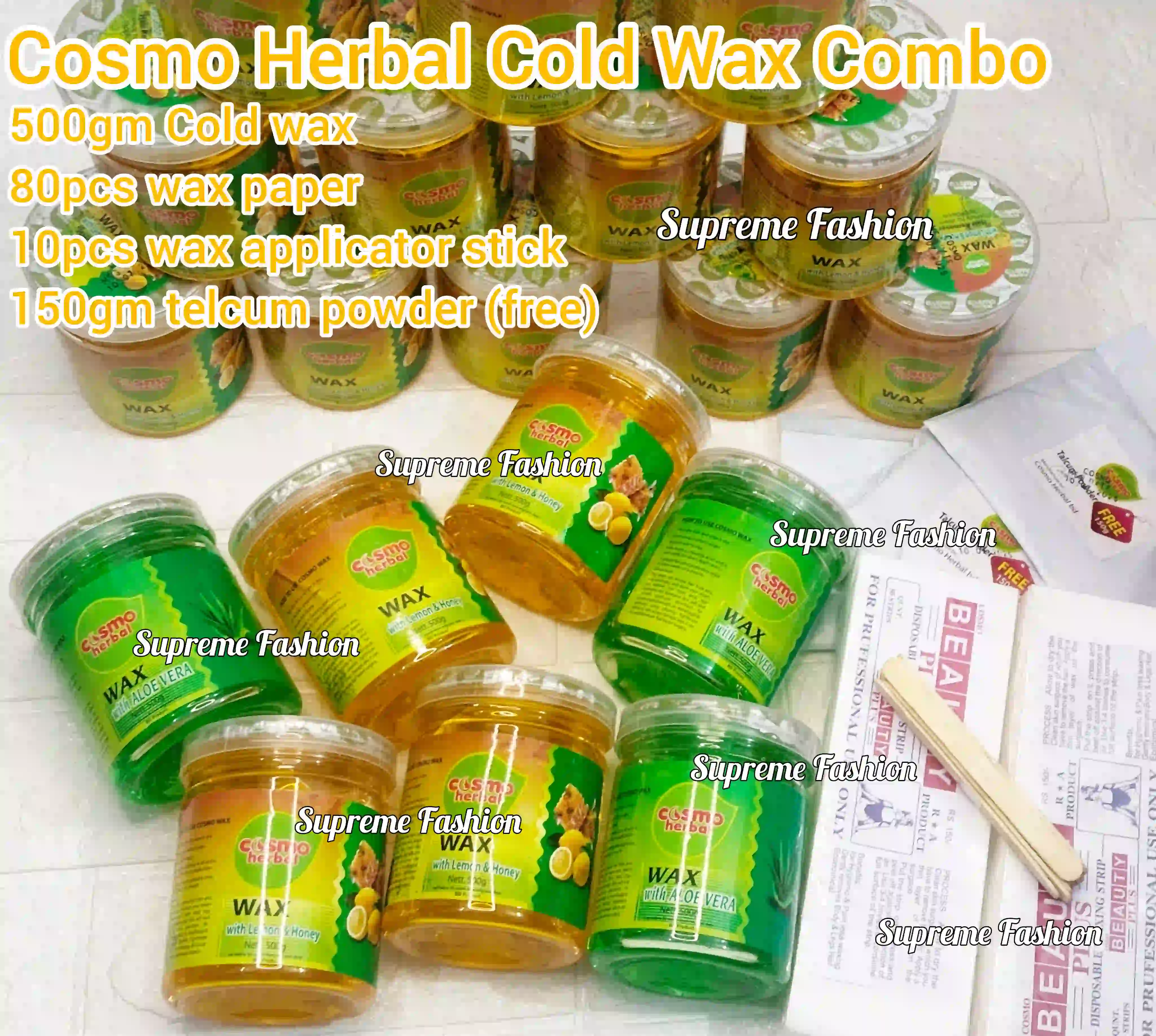 Cosmo Herbal Cold Wax Combo