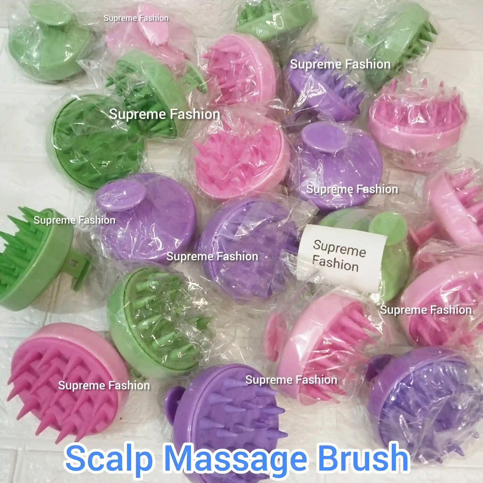 Scalp massage brush
